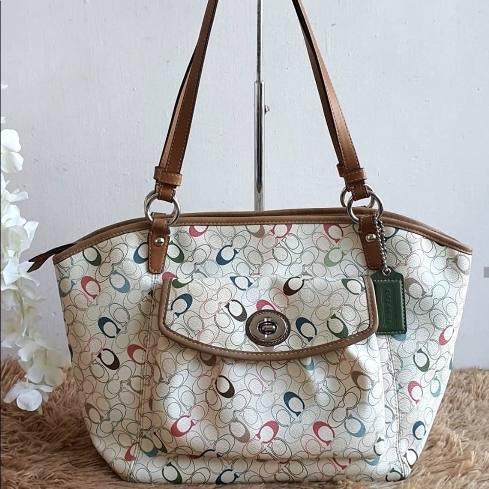 NWT Vintage Leah Coach Tote Purse